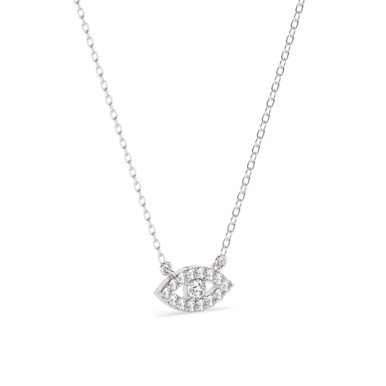 Mini Eye Diamond Necklace