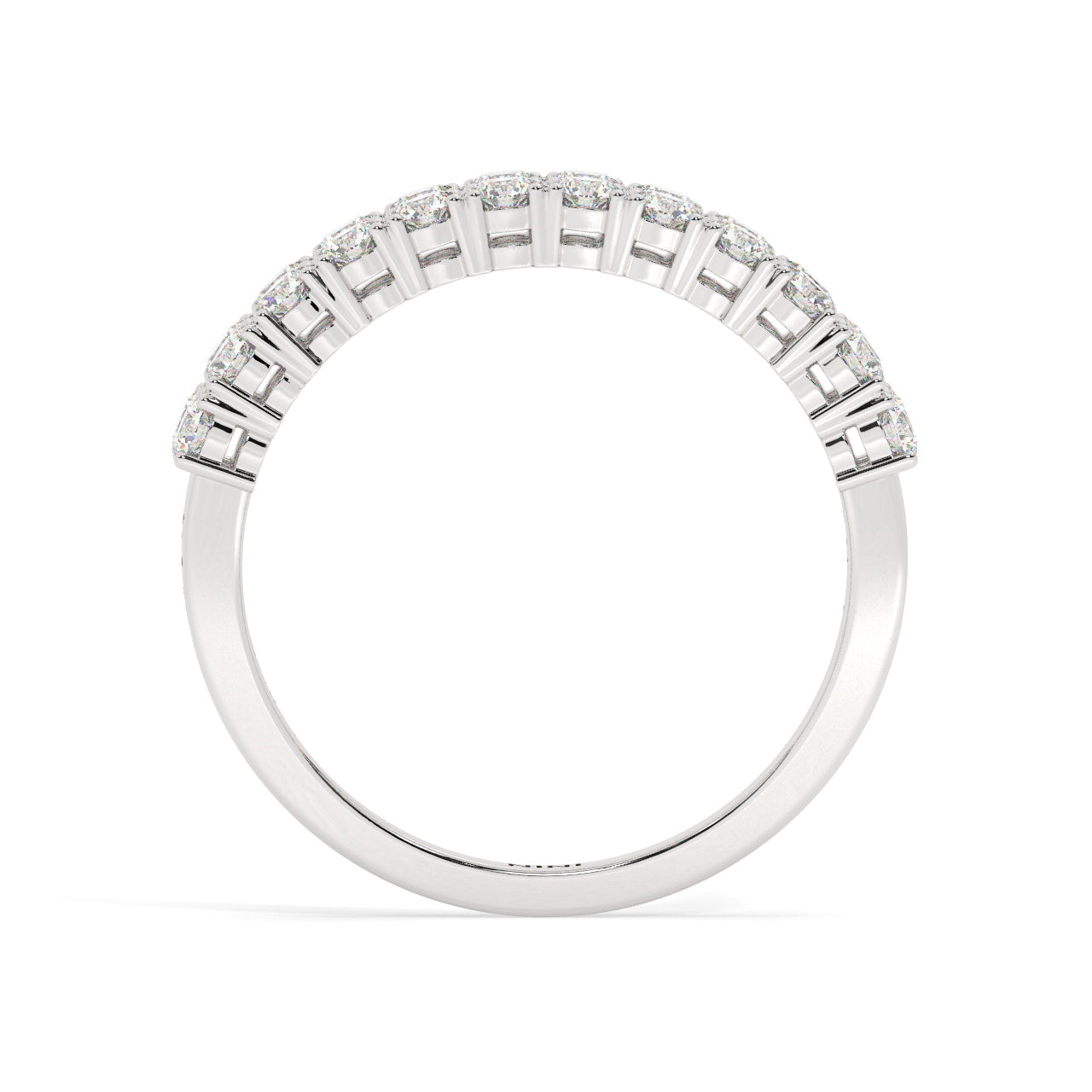 Diamond Double Row Ring - 1.10 Ct