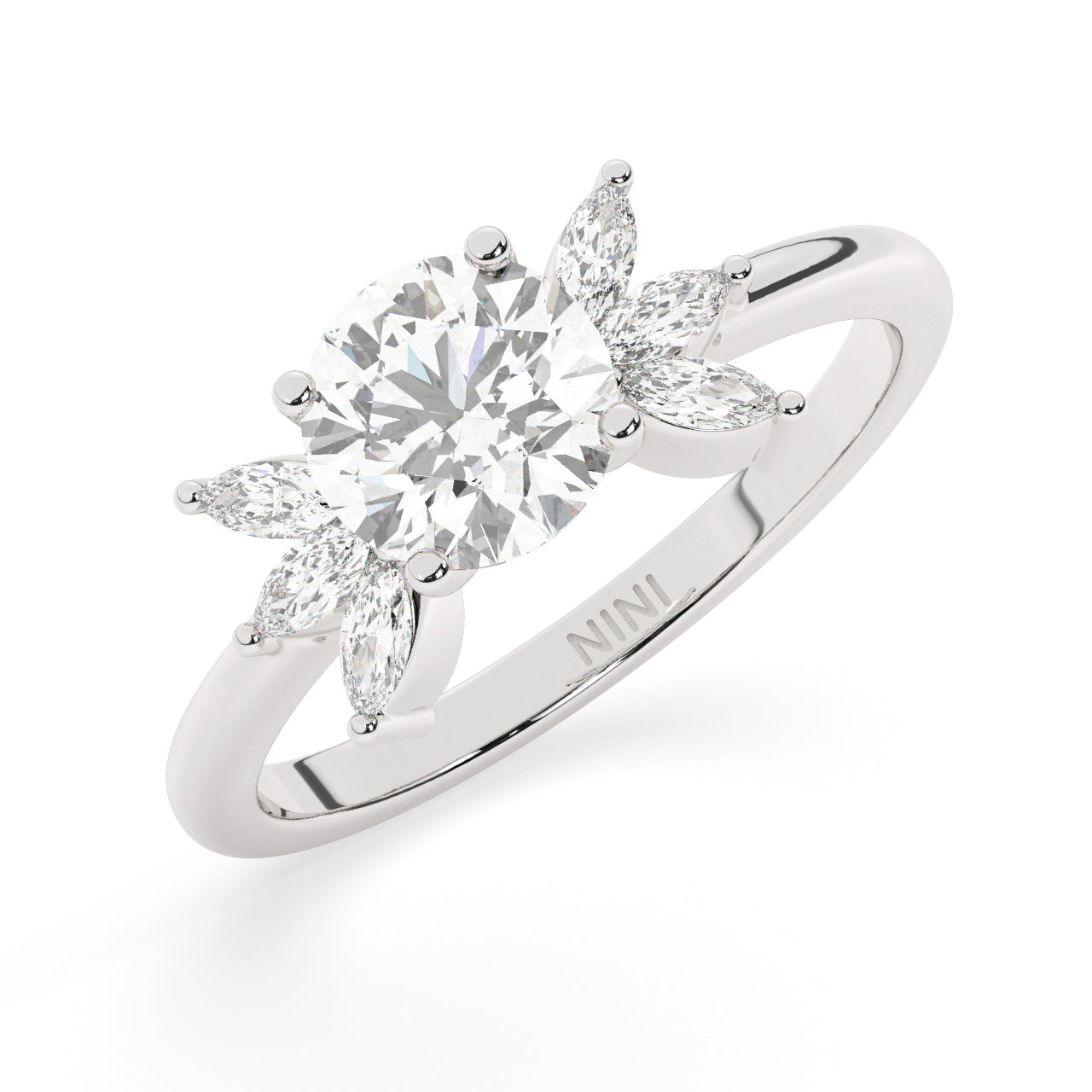 Flora Engagement Ring - 1.00 Ct