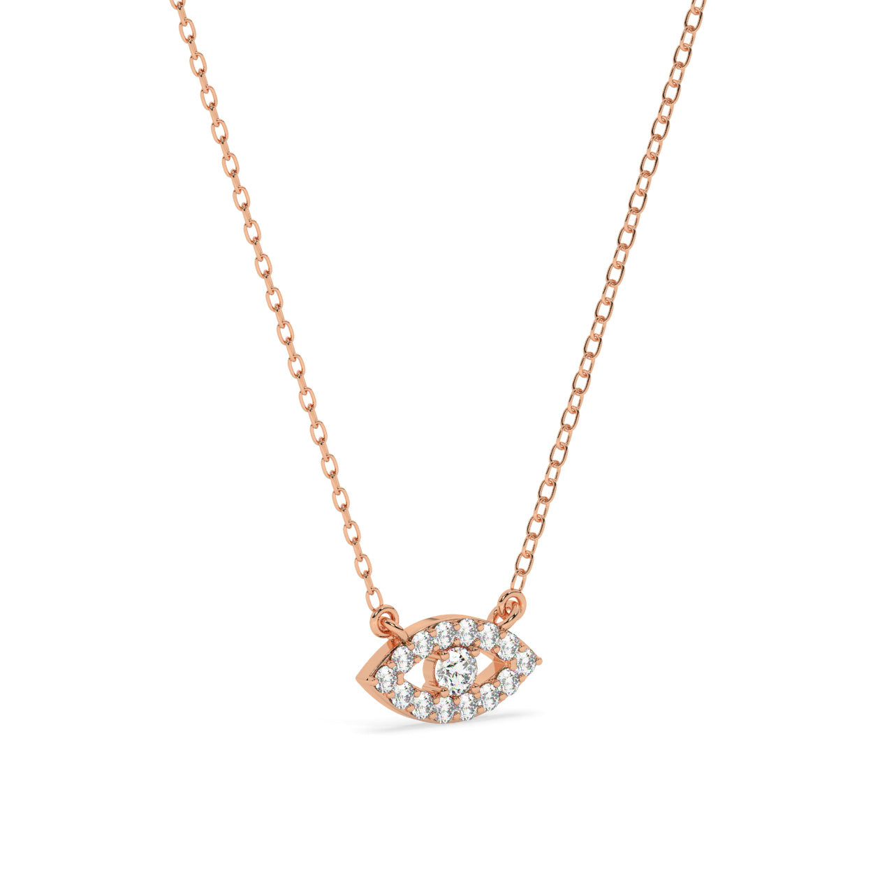 Mini Eye Diamond Necklace