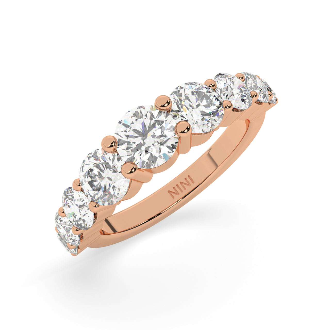 Degrade Engagement Ring - 0.50 Ct