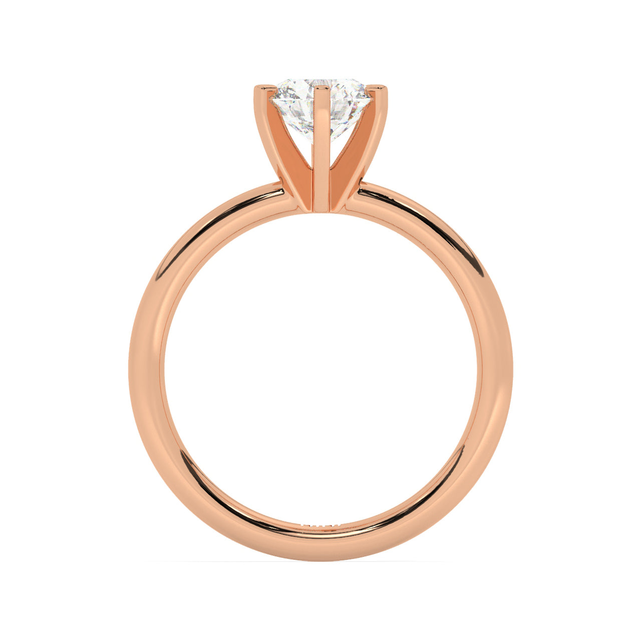 Solitaire Engagement Ring 1.00 Ct - 6 Prongs