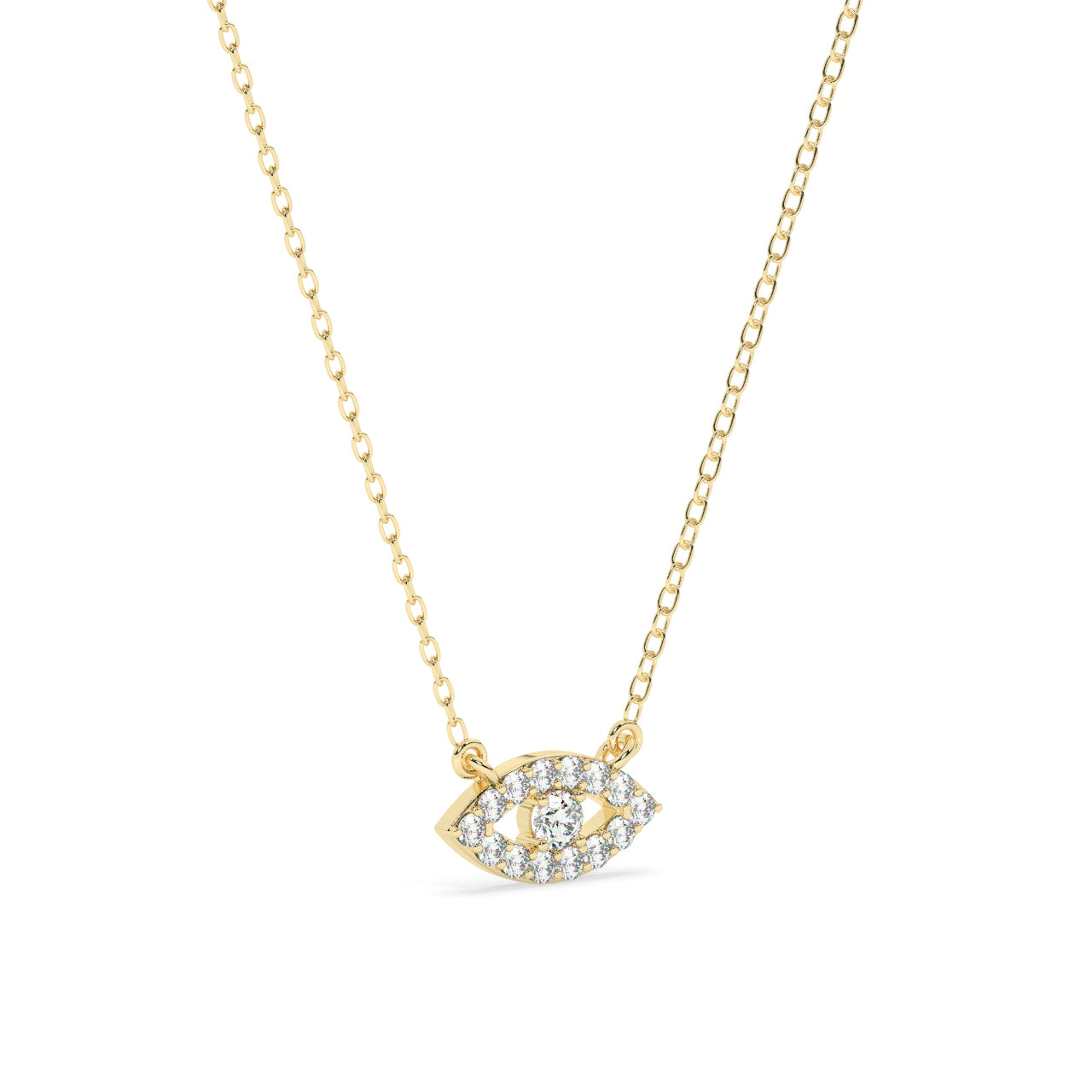 Mini Eye Diamond Necklace