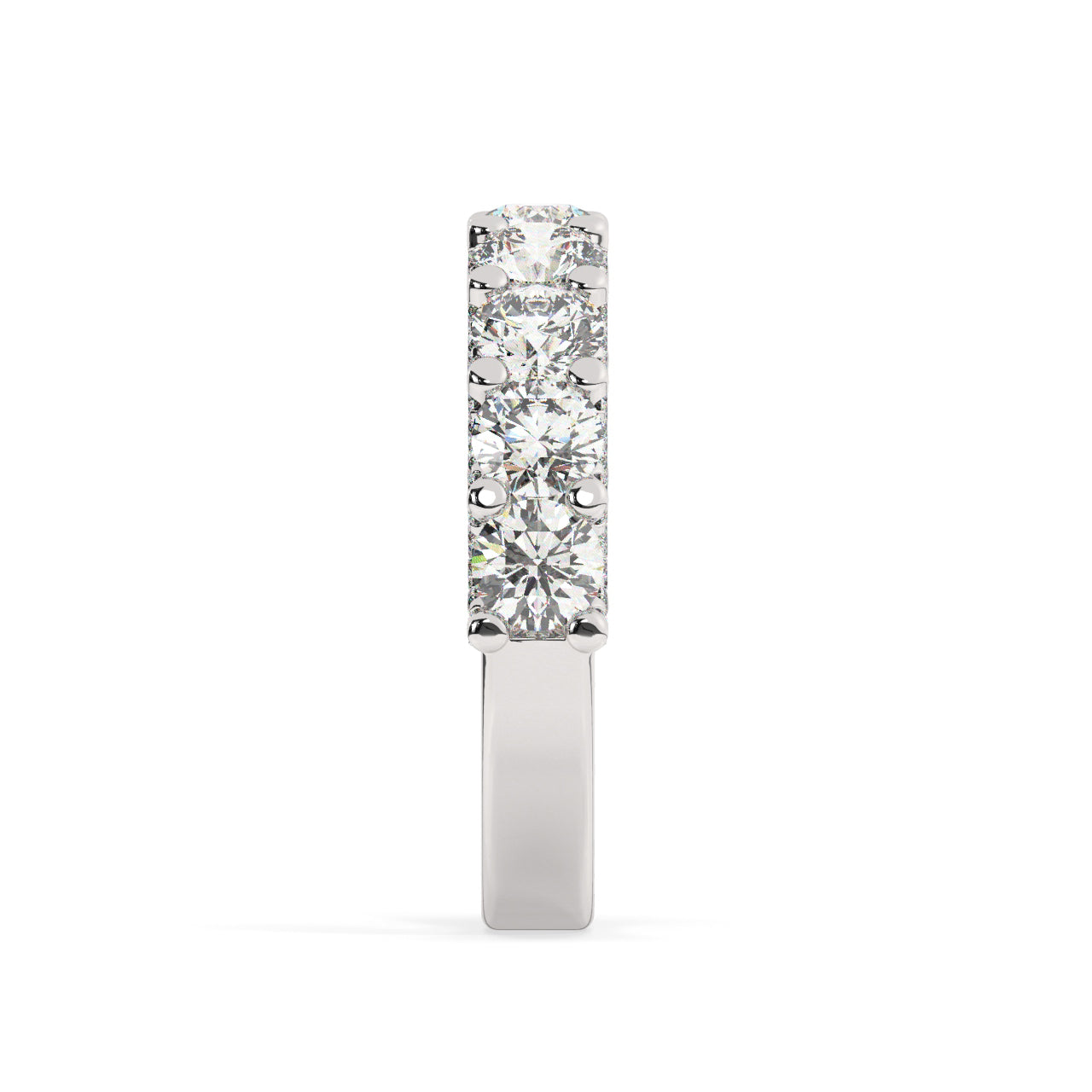 Bling Half Eternity Diamonds Ring