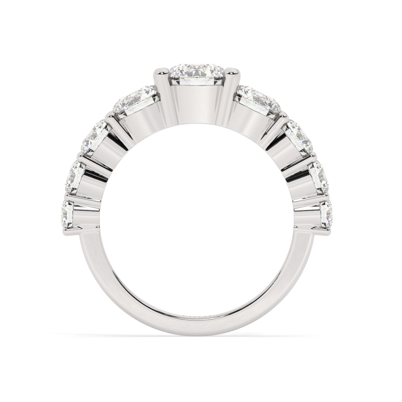 Degrade Engagement Ring - 0.50 Ct