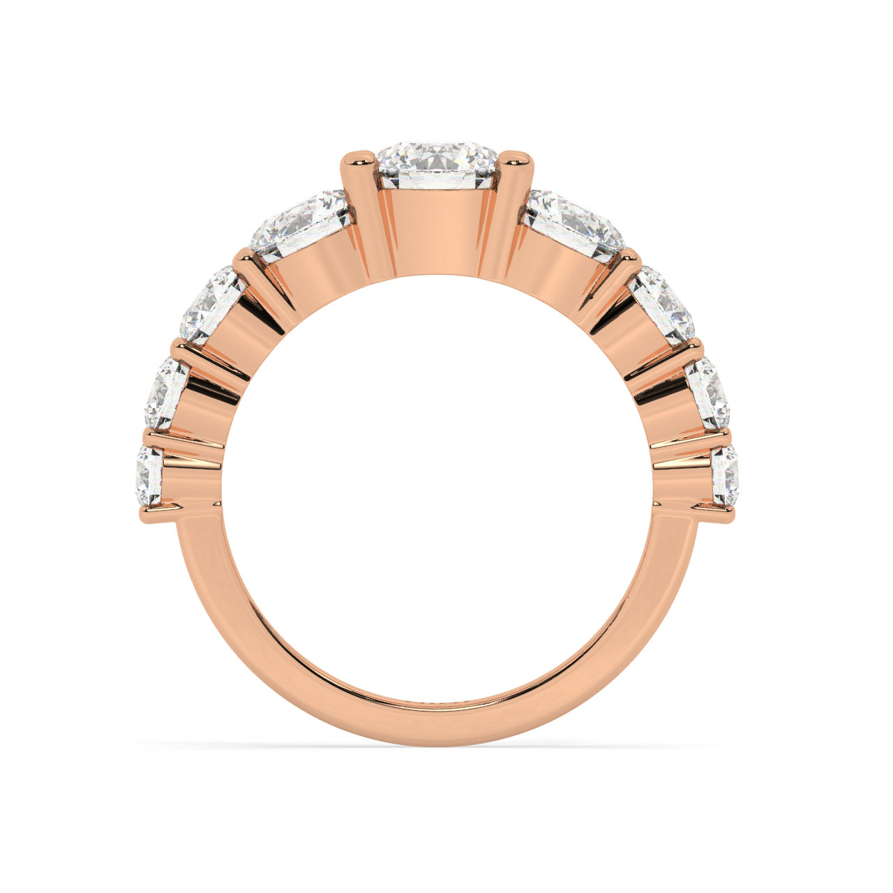 Degrade Engagement Ring - 0.50 Ct