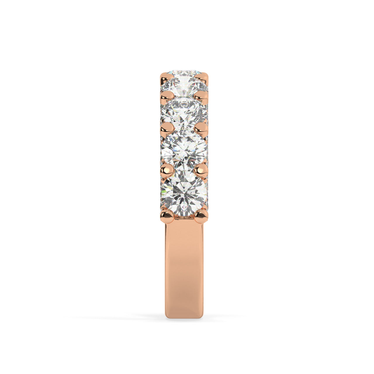 Bling Half Eternity Diamonds Ring