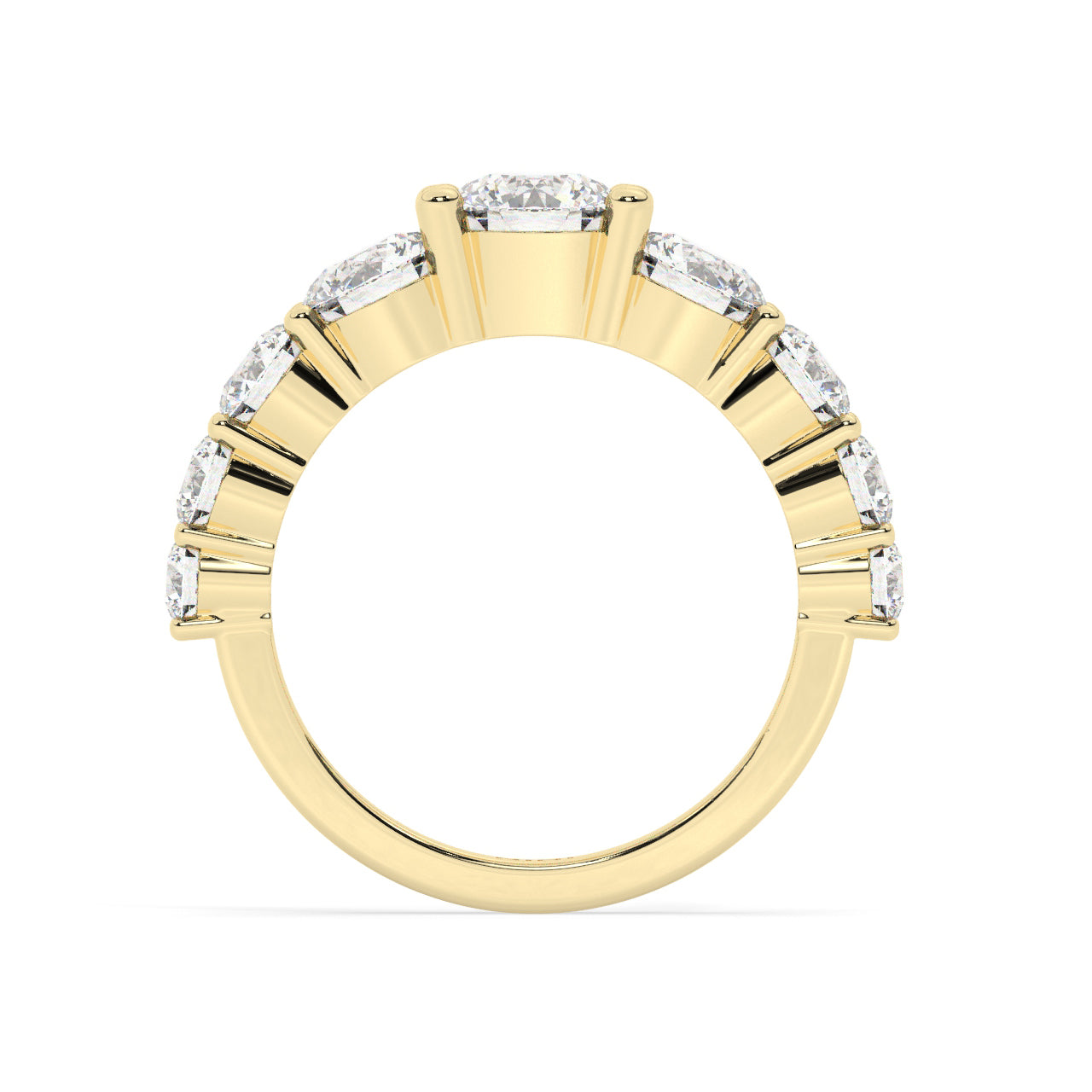 Degrade Engagement Ring - 0.50 Ct