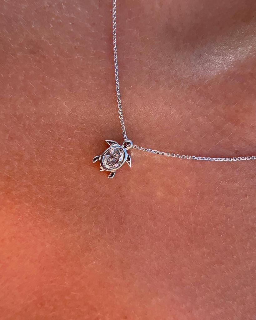 Turtle Diamond Necklace