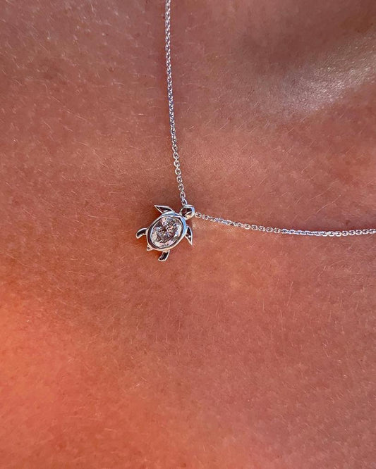 Turtle Diamond Necklace