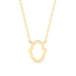 Gold Mini Hamsa Necklace