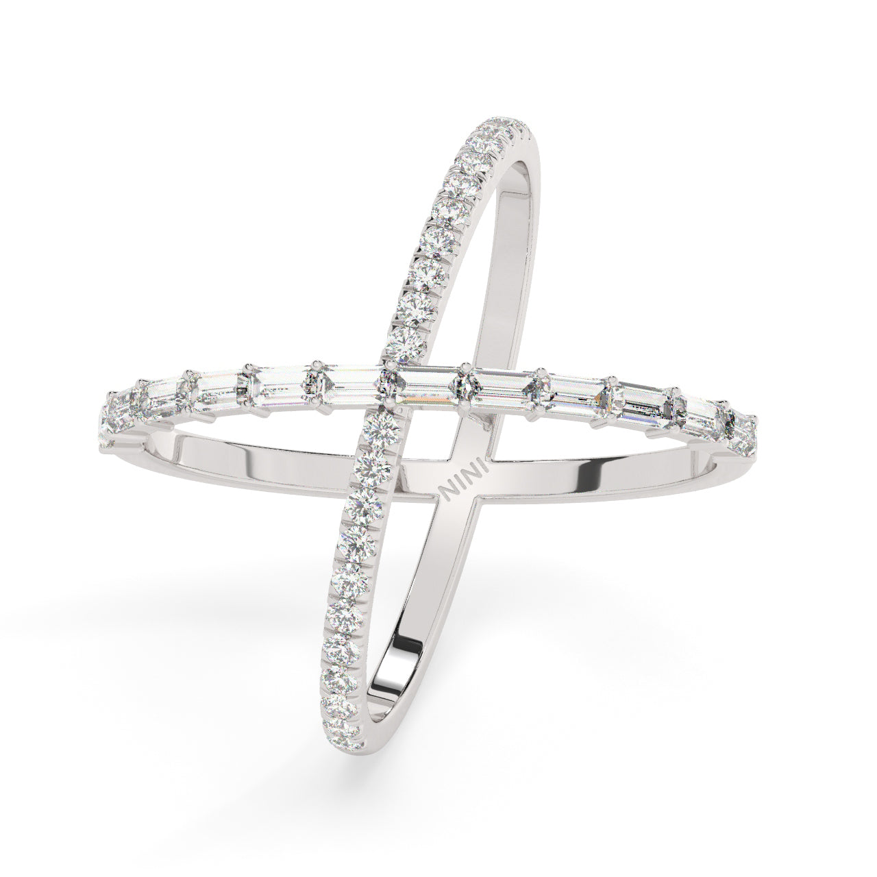 X Diamond Ring