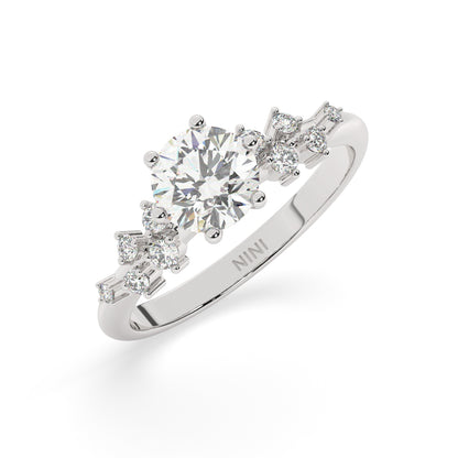 Fireworks Engagement Ring - 1.00 Ct