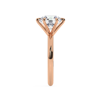 Solitaire Engagement Ring 3.00 Ct - 6 Prongs