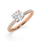 Pave Engagement Ring - 1.50 Ct