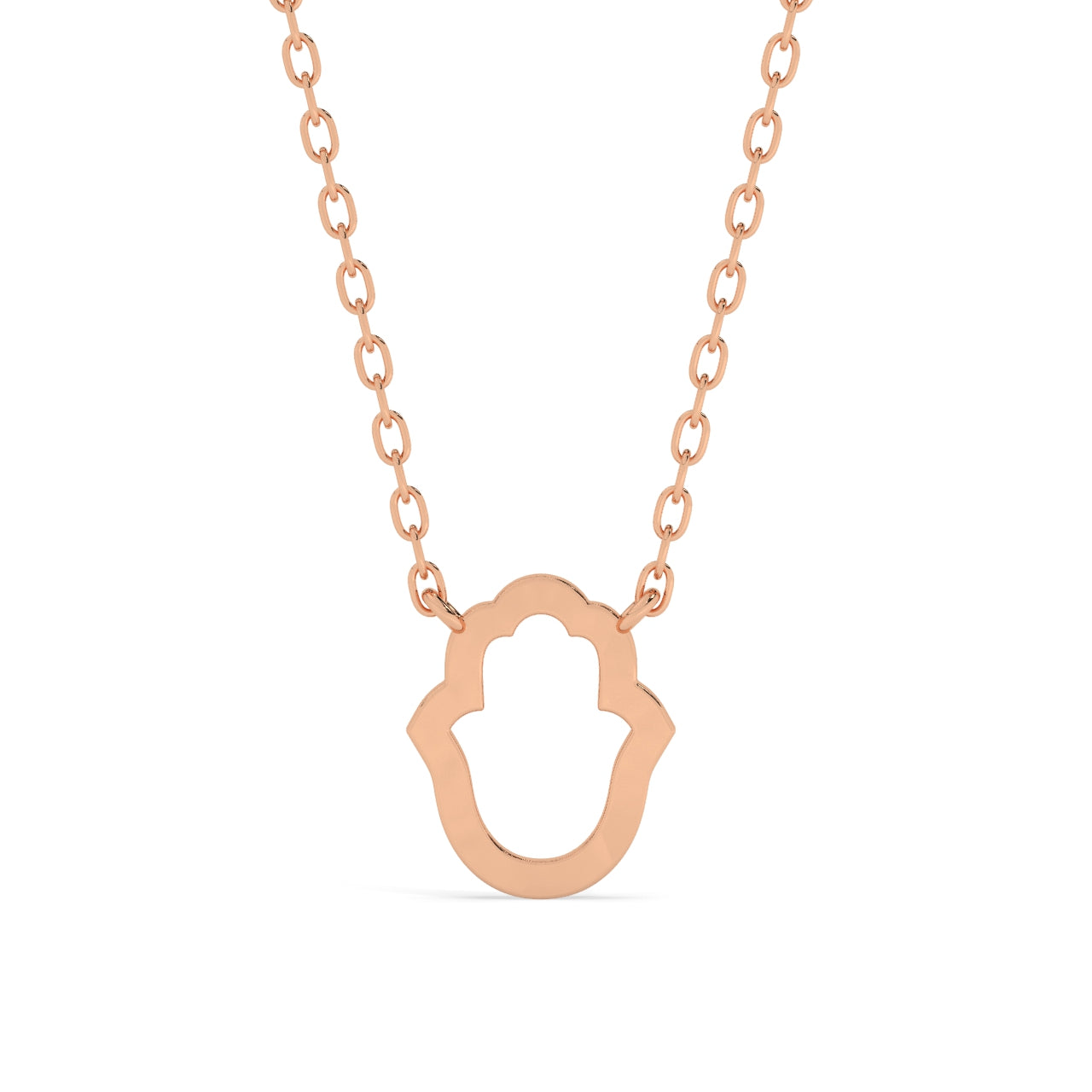 Gold Mini Hamsa Necklace