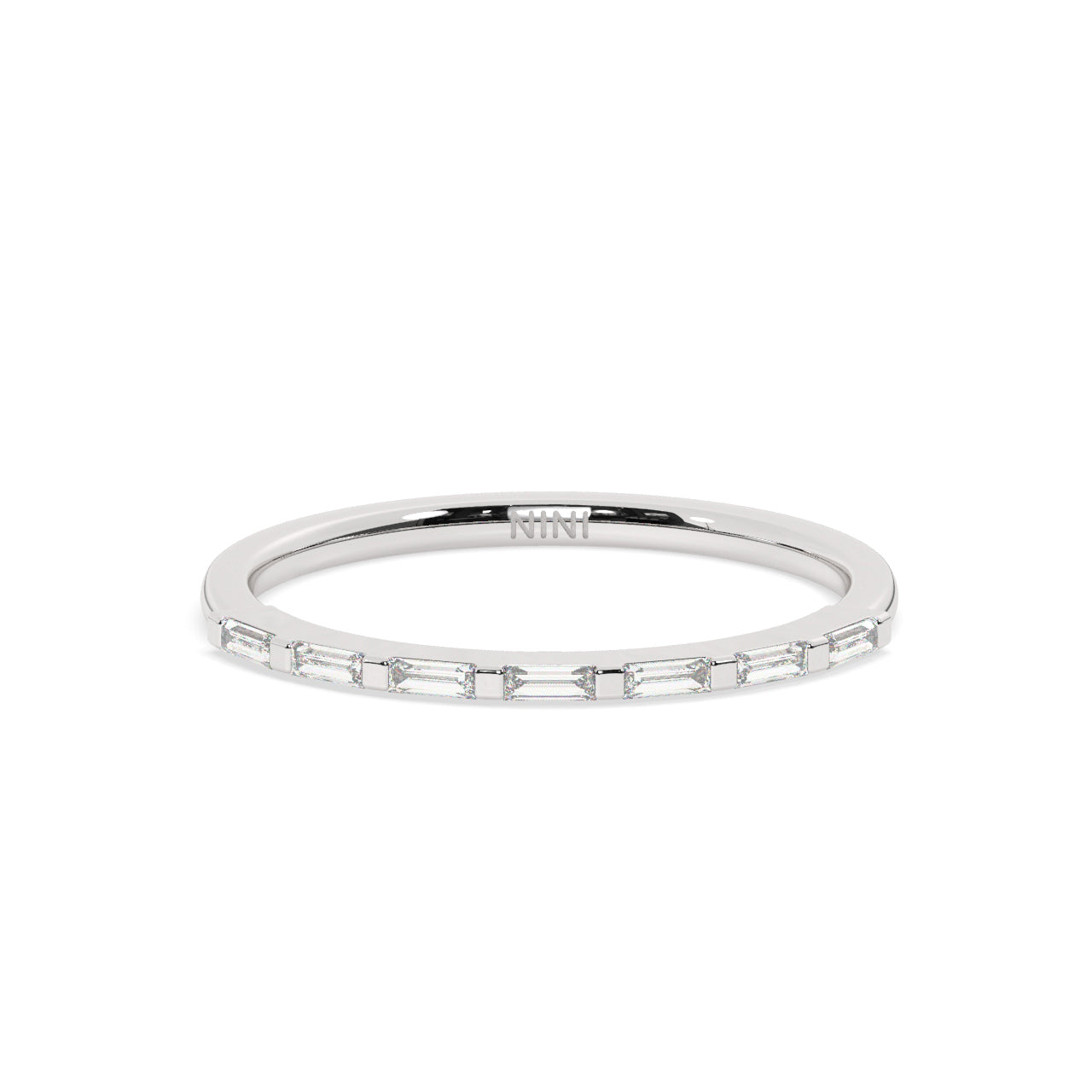 Thin Baguettes Diamond Ring