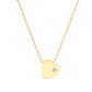 Offside Heart Diamond Necklace