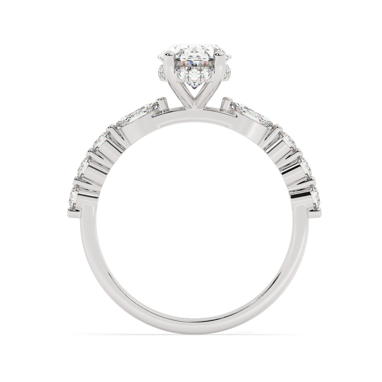 Liron Engagement Ring - 1.50 Ct Oval