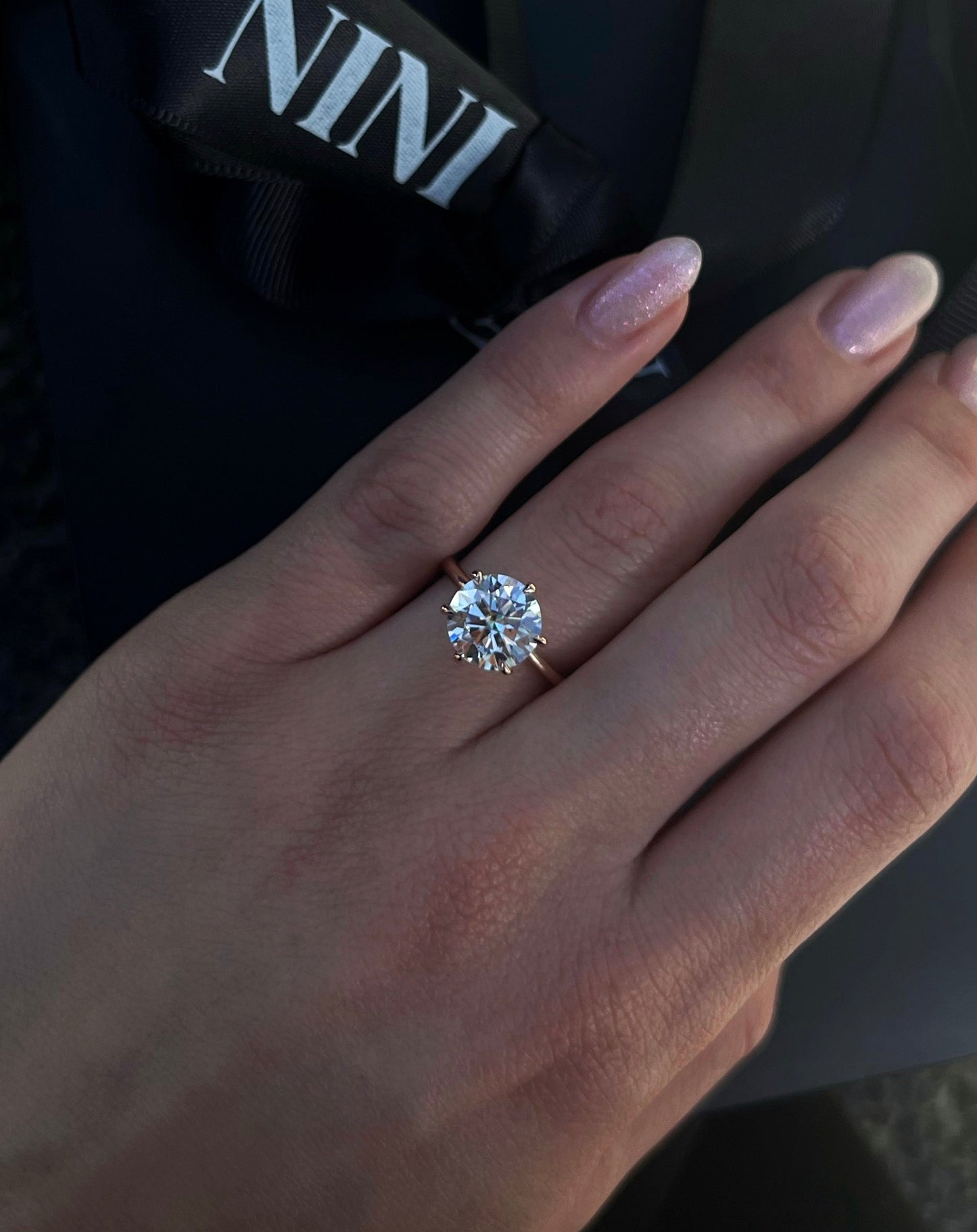 Solitaire Engagement Ring 3.00 Ct - 6 Prongs