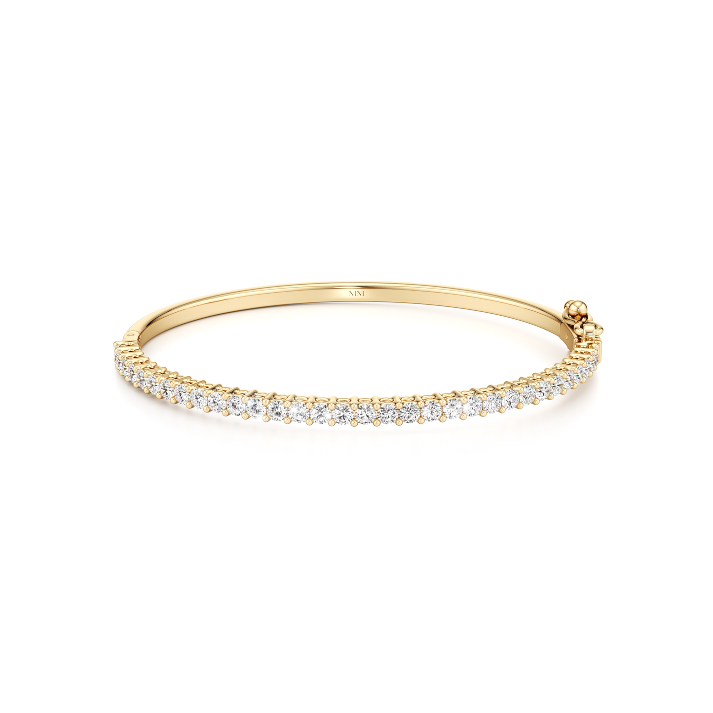 Diamonds Bangle Bracelet 0.05 Ct