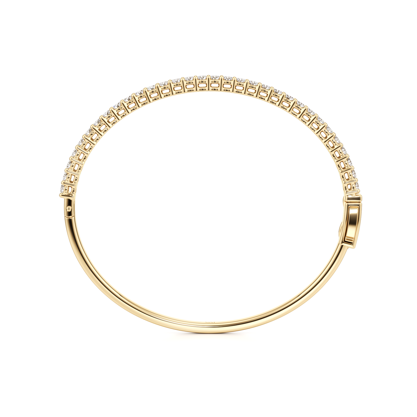 Diamonds Bangle Bracelet 0.05 Ct