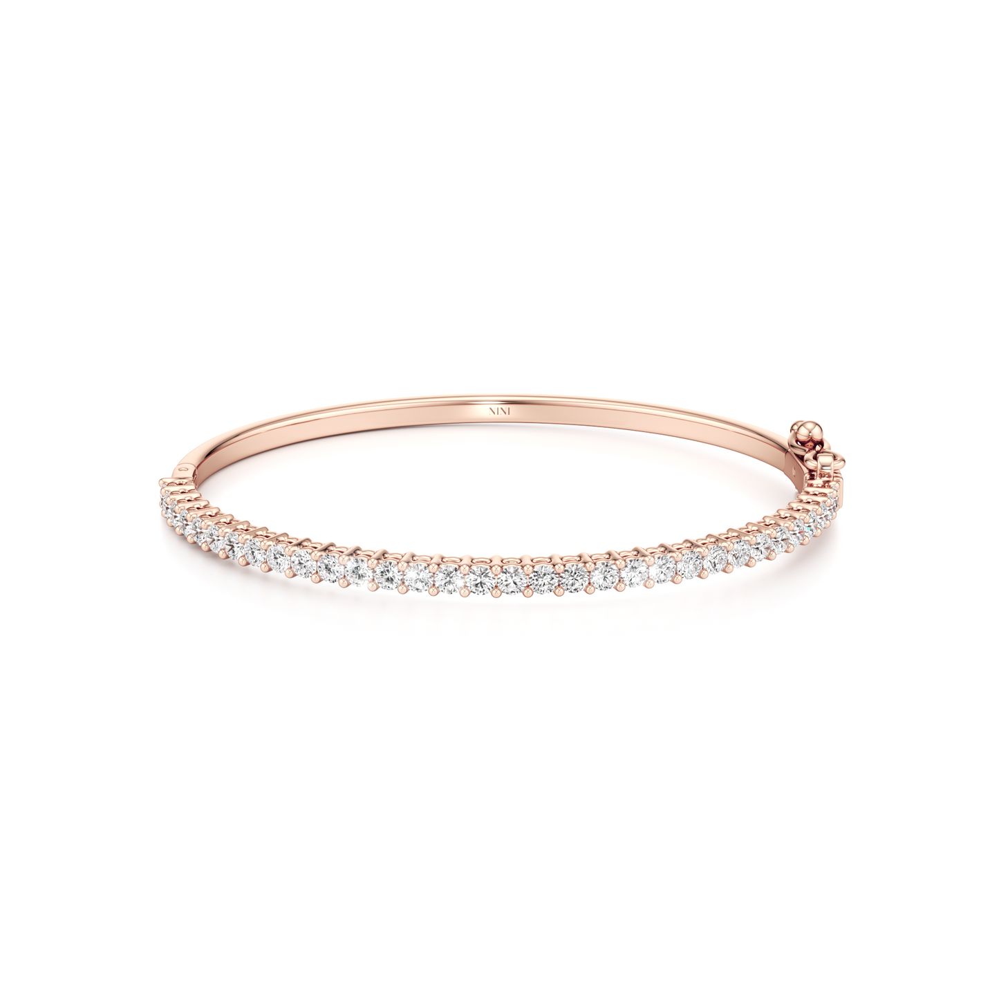 Diamonds Bangle Bracelet 0.05 Ct