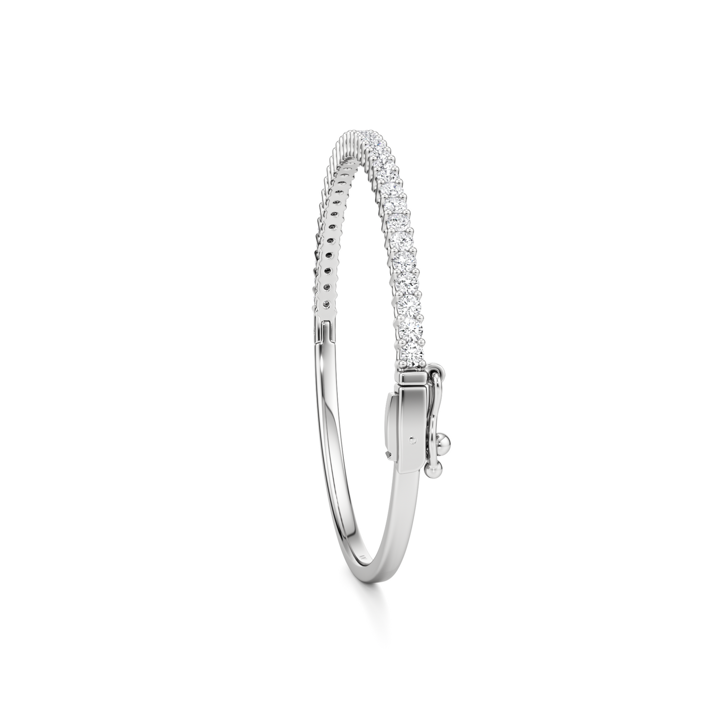 Diamonds Bangle Bracelet 0.05 Ct