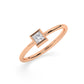 Mini Princess Cut Diamond Ring