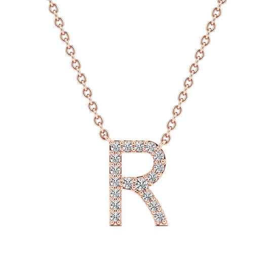 Diamonds letter Necklace