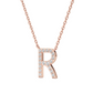 Diamonds letter Necklace