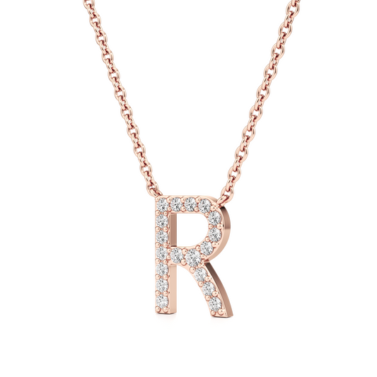 Diamonds letter Necklace