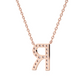 Diamonds letter Necklace