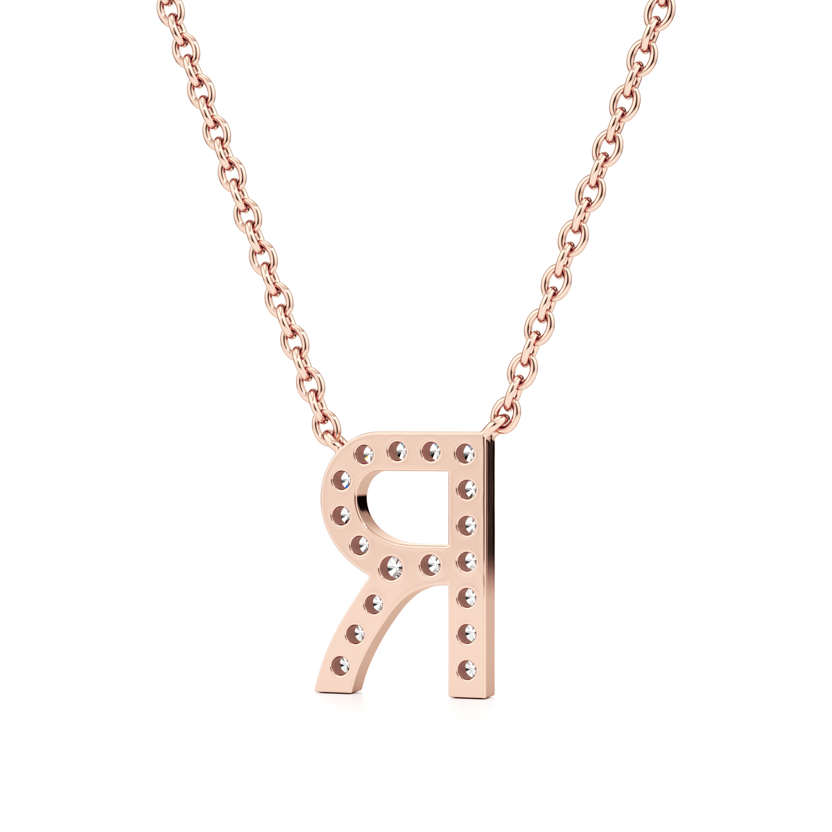 Diamonds letter Necklace