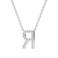Diamonds letter Necklace