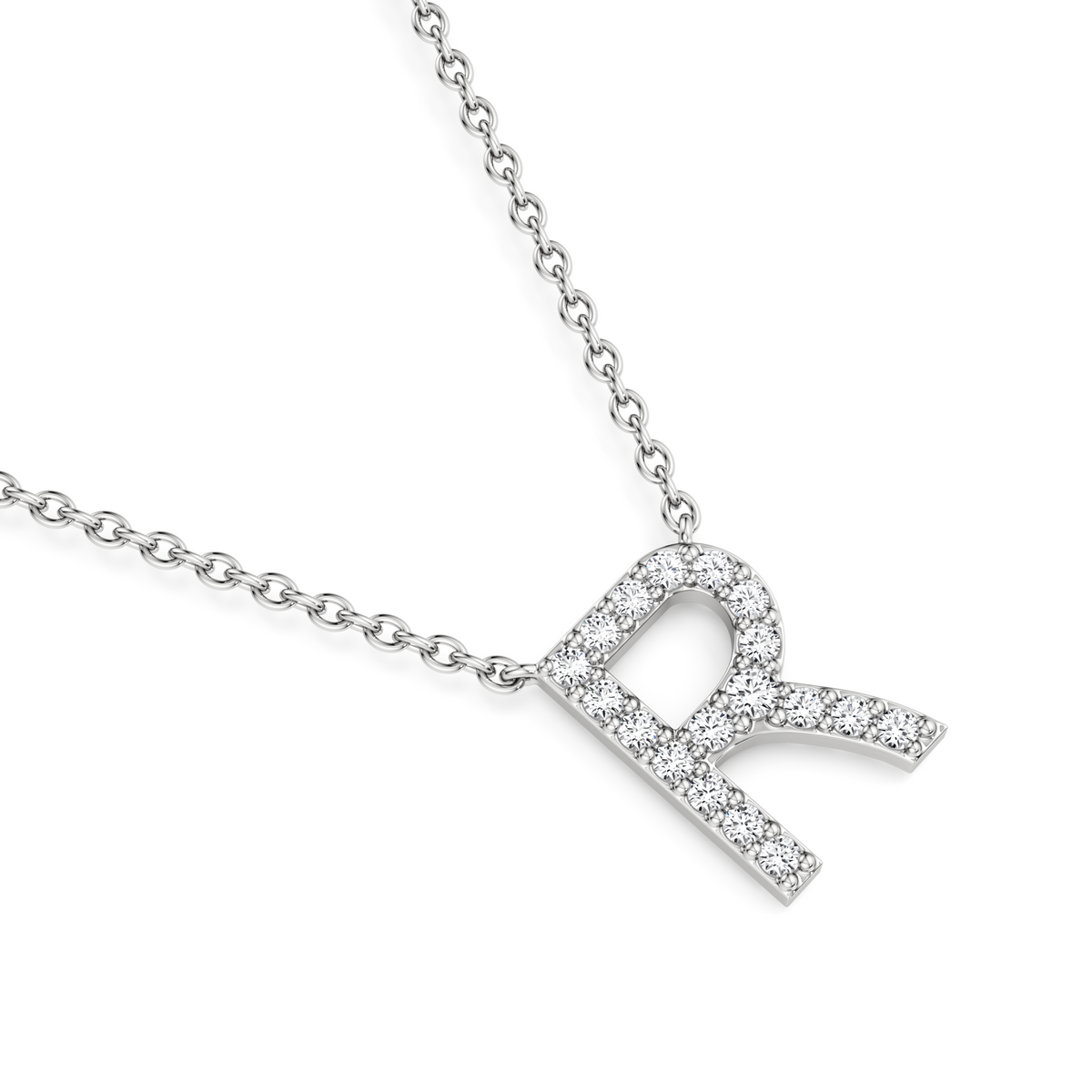 Diamonds letter Necklace