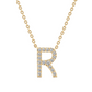 Diamonds letter Necklace