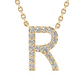 Diamonds letter Necklace