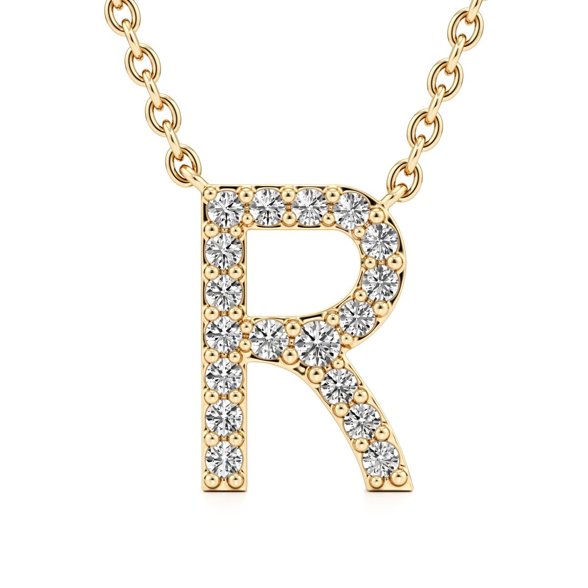 Diamonds letter Necklace