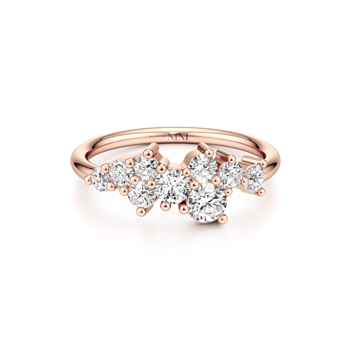 Diamond Cluster Ring