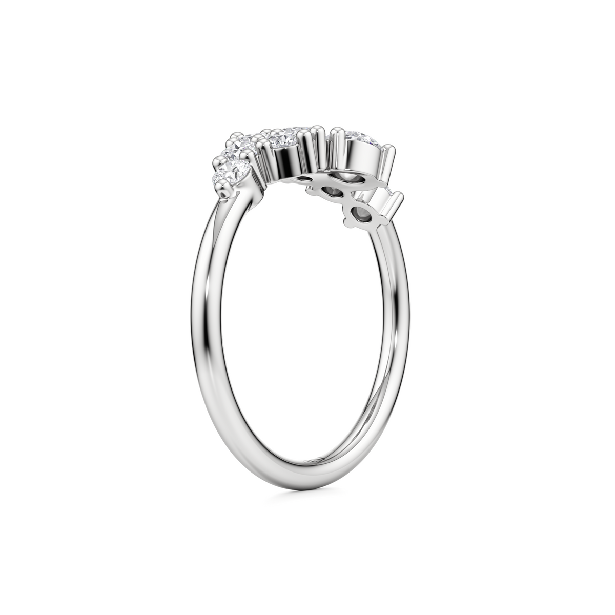 Diamond Cluster Ring