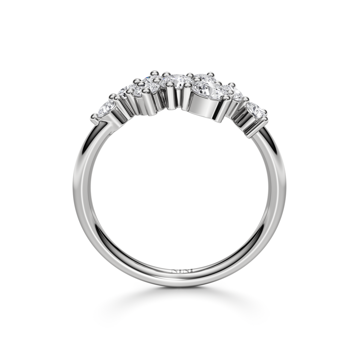 Diamond Cluster Ring
