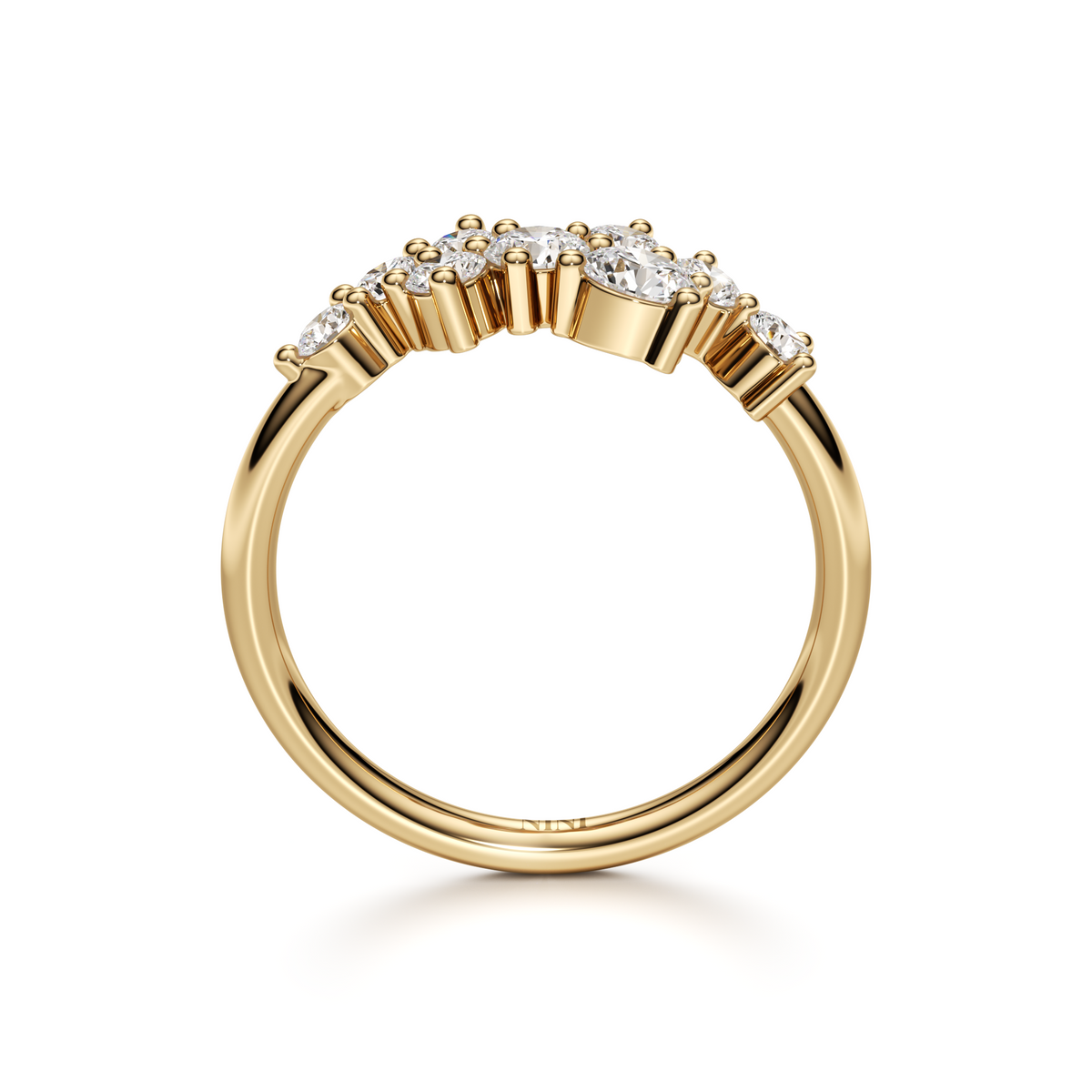 Diamond Cluster Ring