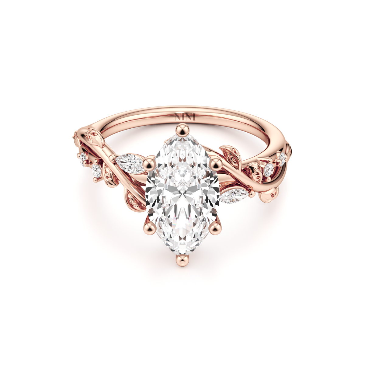 Fairytale Engagement Ring - 1.00 Ct Marquise Cut