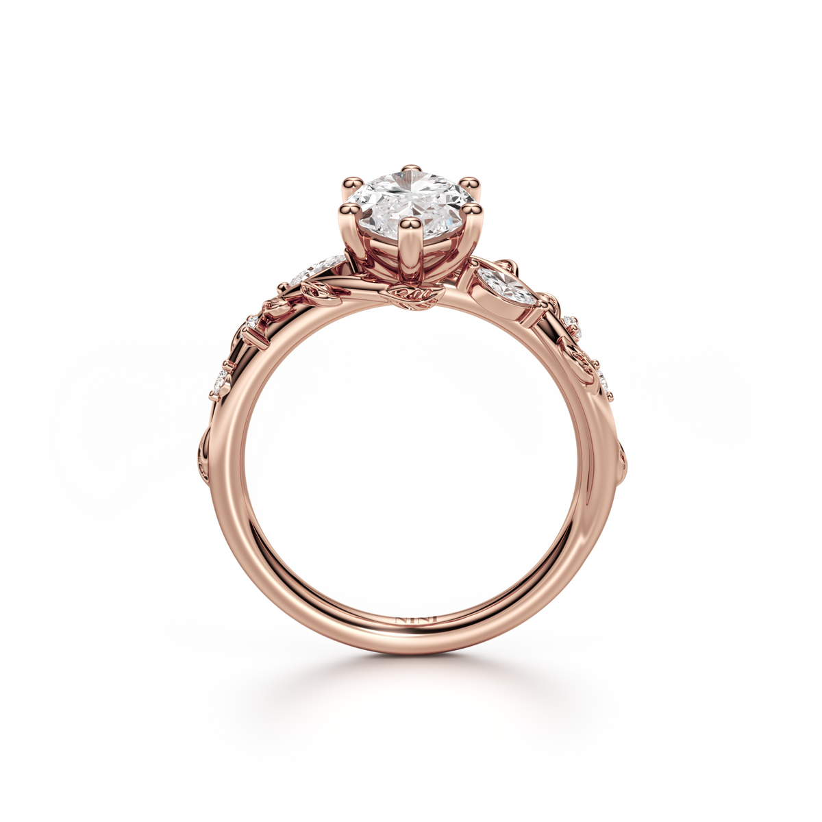 Fairytale Engagement Ring - 1.00 Ct Marquise Cut