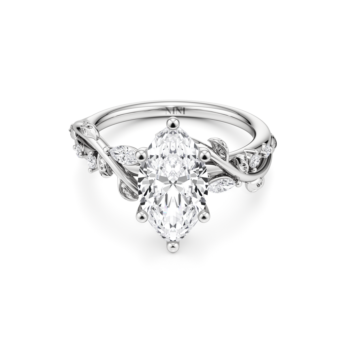 Fairytale Engagement Ring - 1.00 Ct Marquise Cut