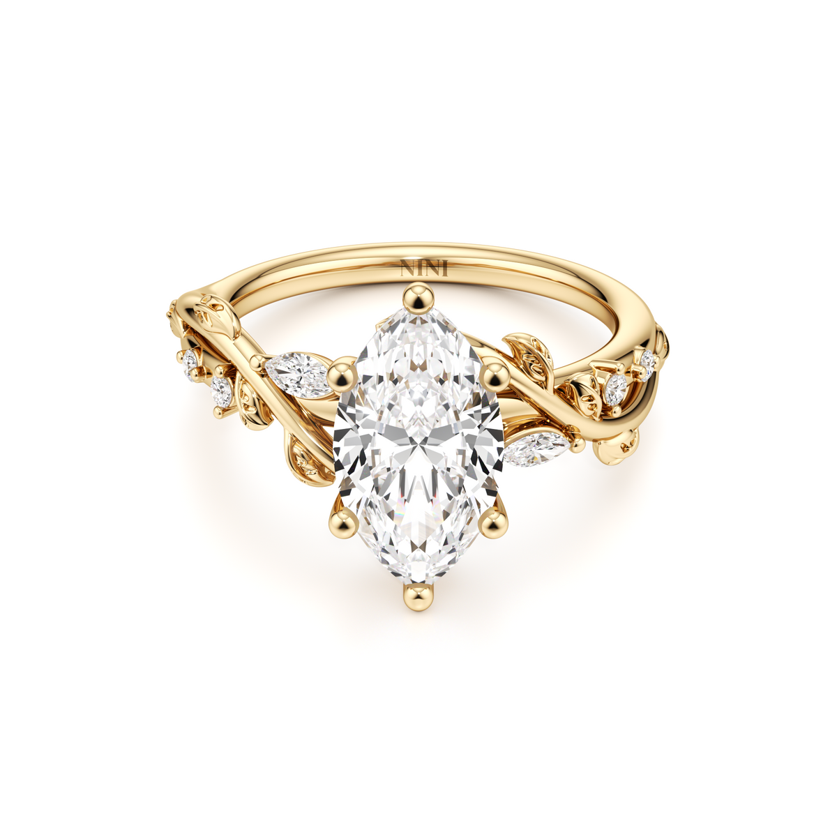Fairytale Engagement Ring - 1.00 Ct Marquise Cut