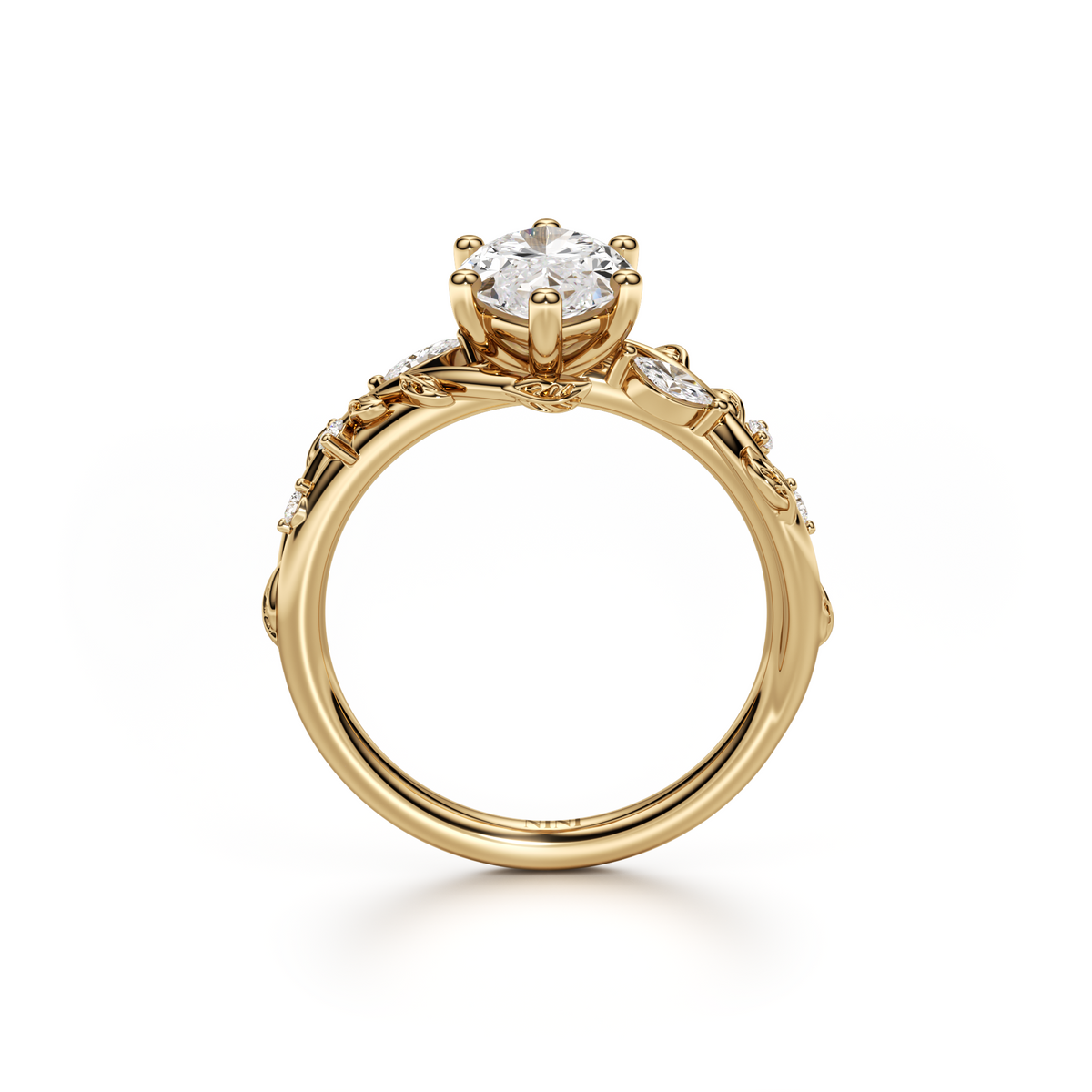 Fairytale Engagement Ring - 1.00 Ct Marquise Cut