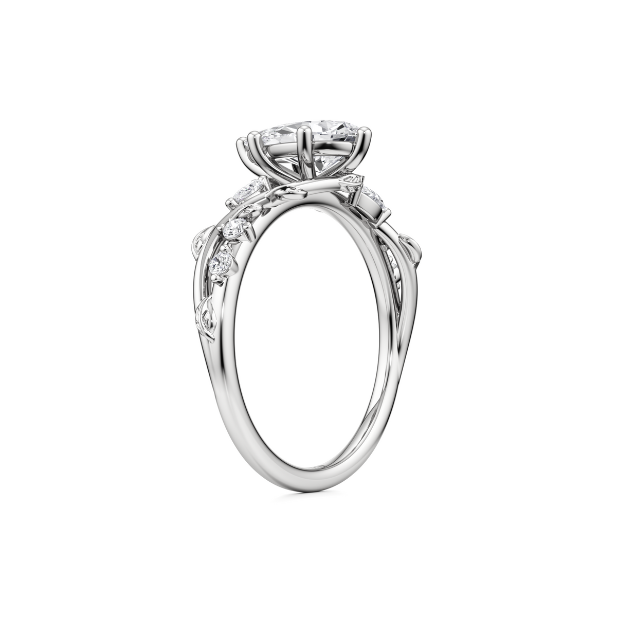 Fairytale Engagement Ring - 1.00 Ct Pear Shape