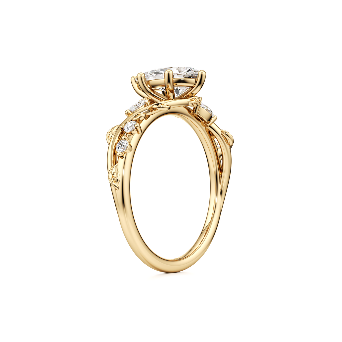 Fairytale Engagement Ring - 1.00 Ct Pear Shape